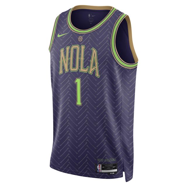 Zion Williamson New Orleans Pelicans 2024/25 City Edition Nike Men's Dri-FIT NBA Swingman Jersey Product Image