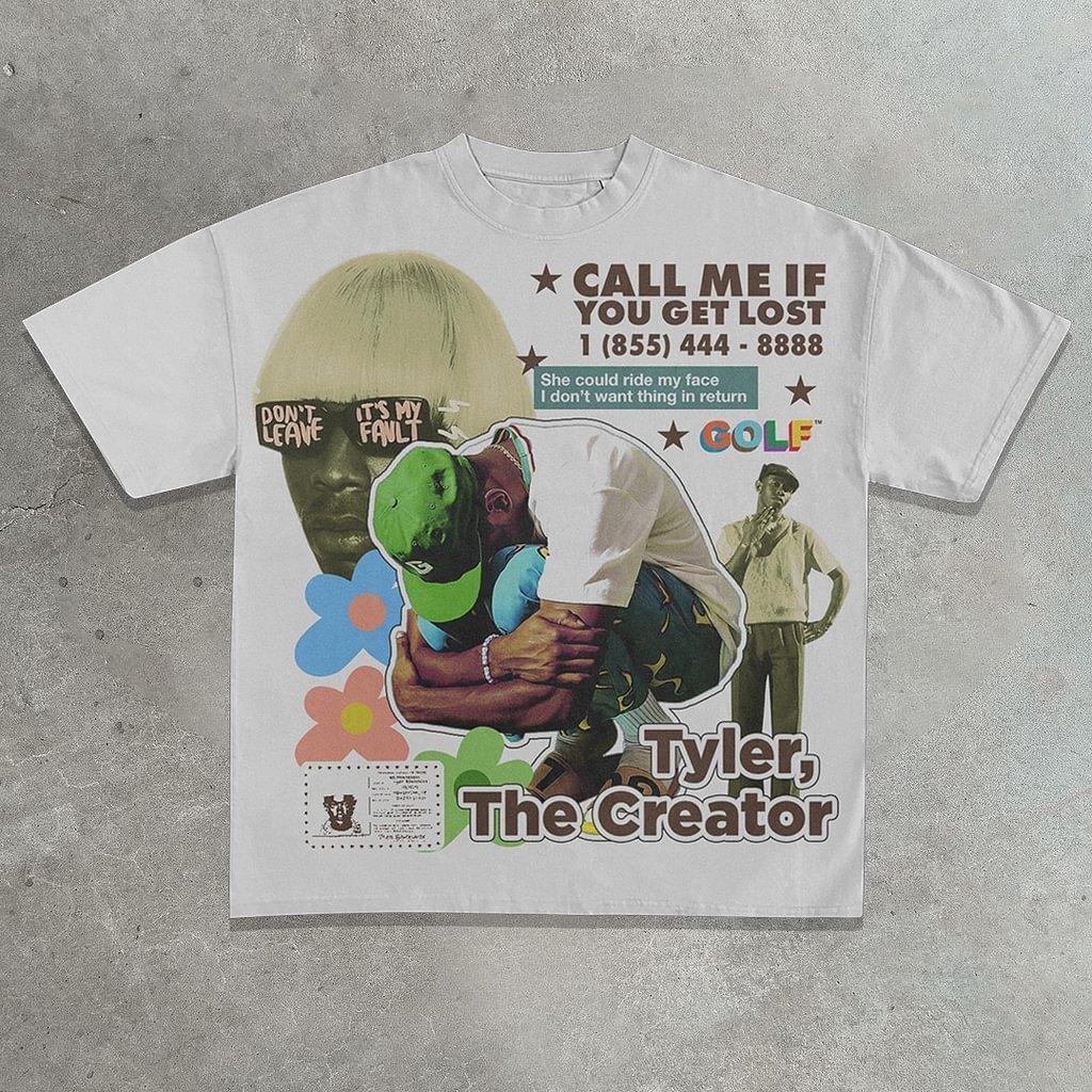 Vintage Tyler The Creator Graphic Cotton T-Shirt Product Image