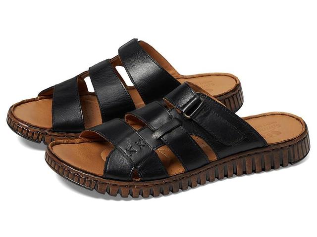 Spring Step Olly Womens Leather Slide Sandals Product Image