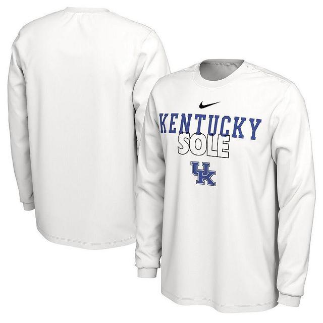 Nike Kentucky Wildcats 2023 On Court Bench Long Sleeve T-Shirt, Mens Product Image