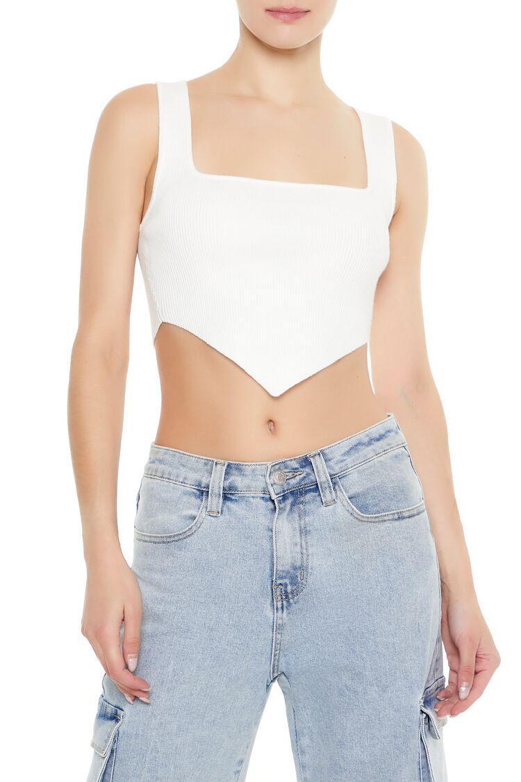 Ribbed Sweater-Knit Crop Top | Forever 21 Product Image