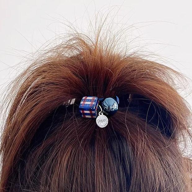 Cube Bead Hair Tie Set Product Image