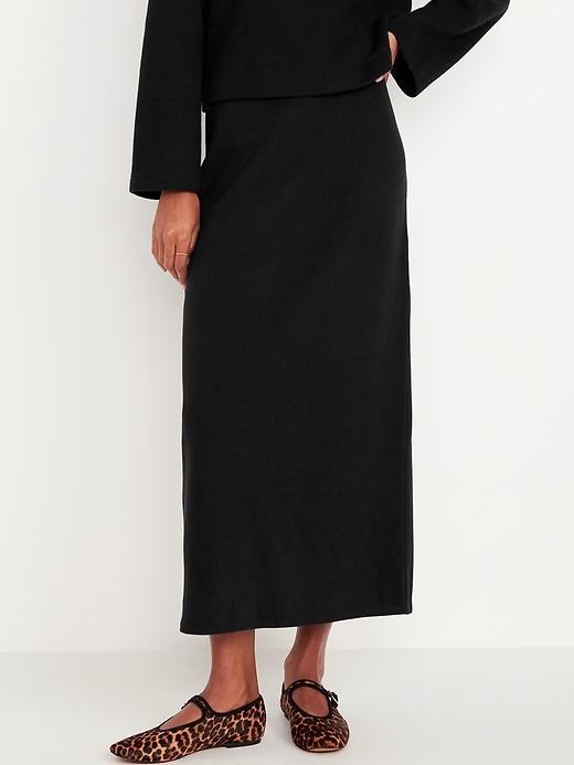 Cozy Maxi Column Skirt Product Image