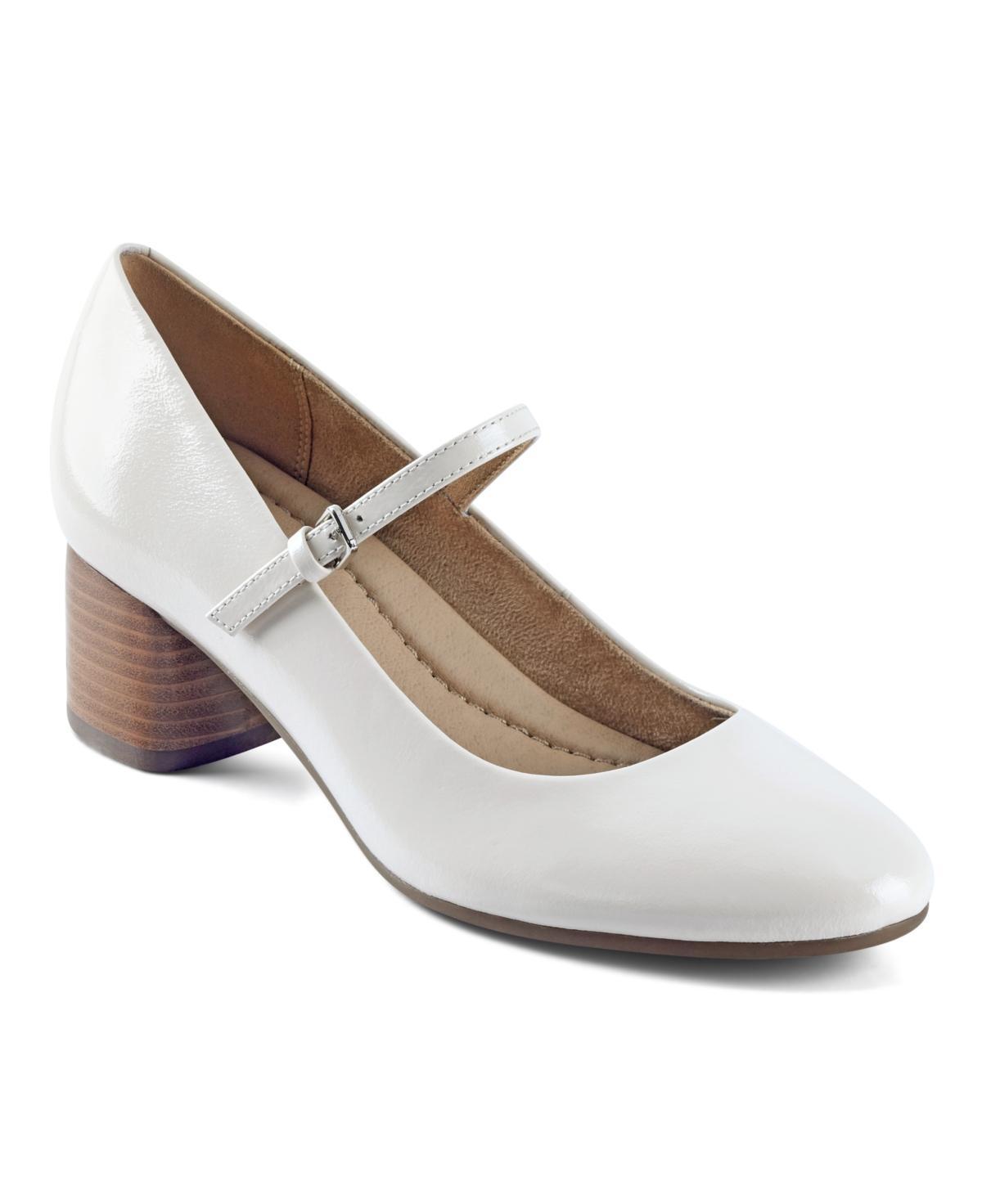 Earth Womens Rumer Mary Jane Block Heel Dress Pumps Product Image