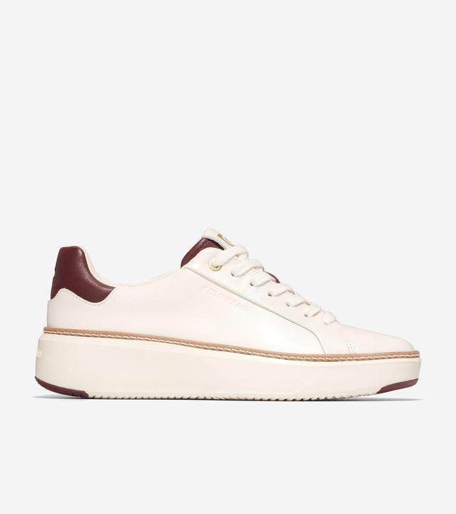 Cole Haan Womens GrandPr Topspin Sneaker - White Size 5.5 Product Image