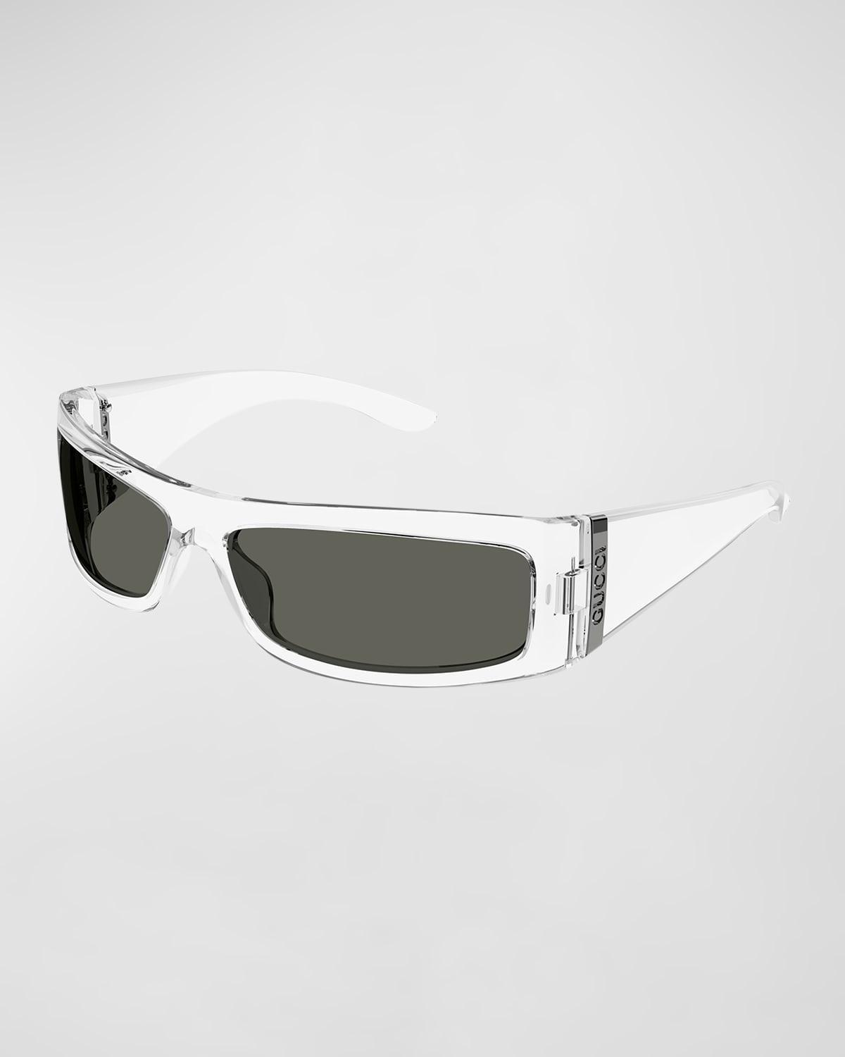 Mens GG1492Sm Plastic Rectangle Sunglasses Product Image