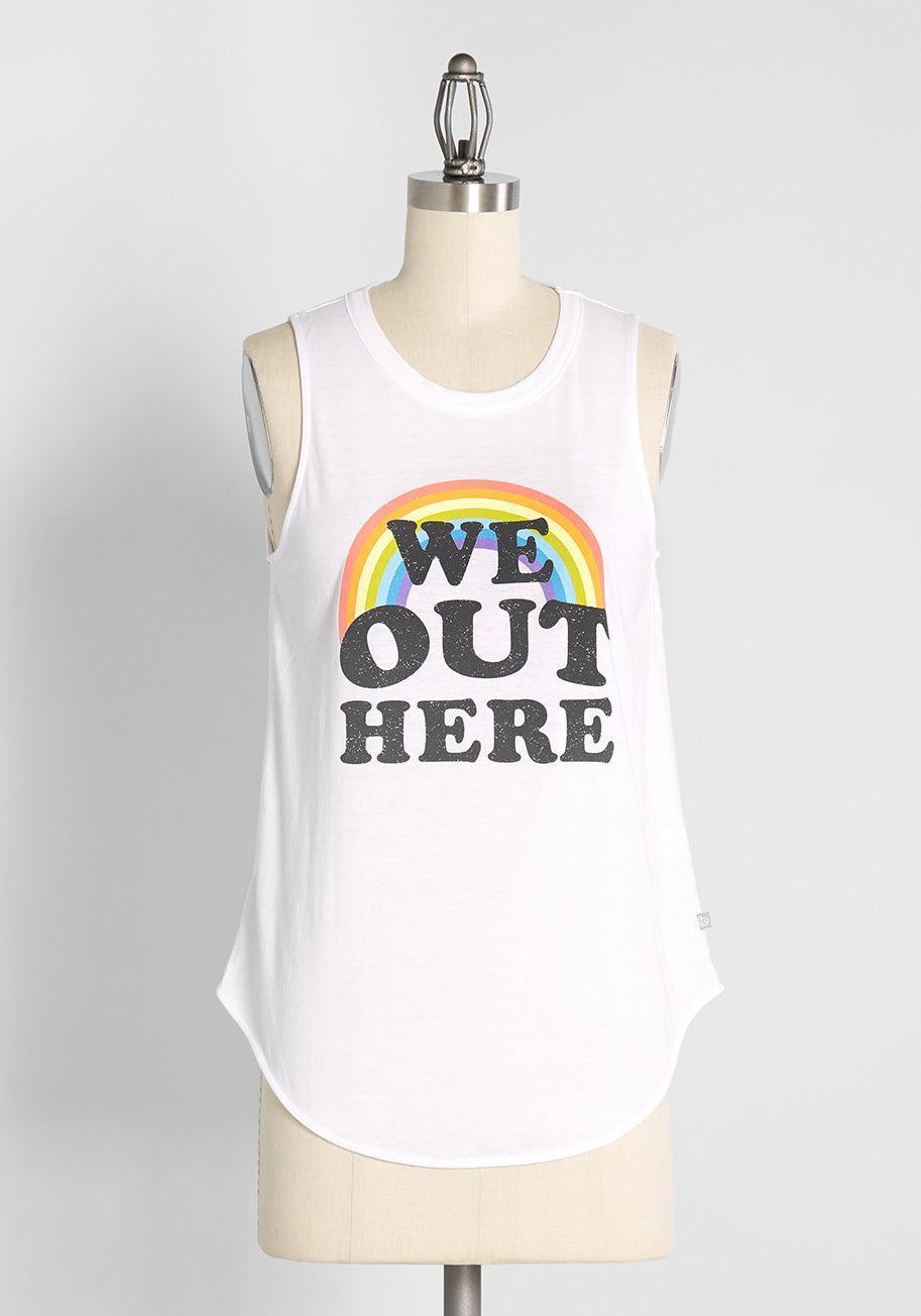 We Out Here Graphic Tank Top Product Image