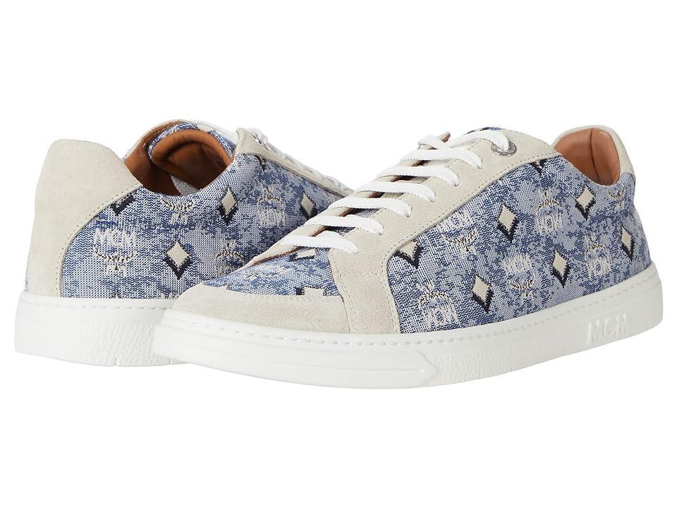 MCM Vintage Monogram Jacquard Sneakers Men's Shoes Product Image