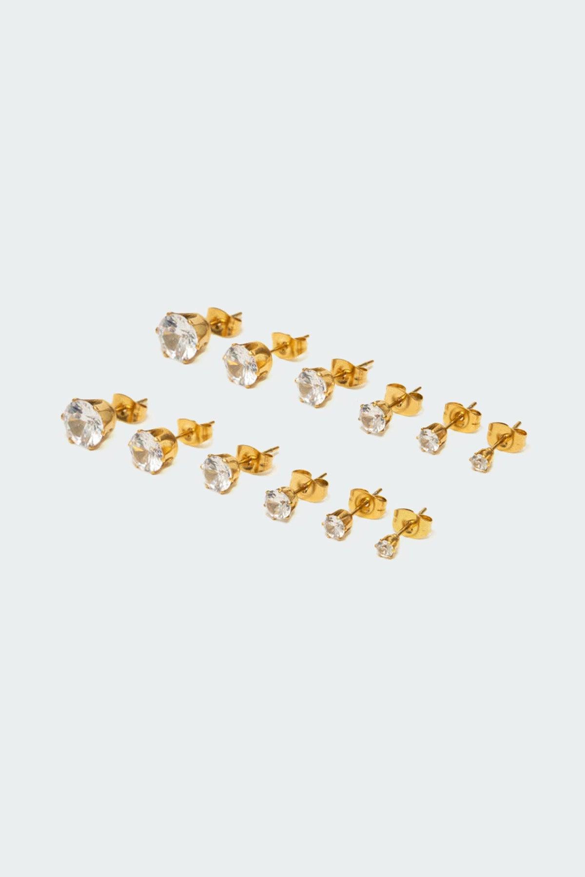 Sparkle Stud Earrings Pack Product Image