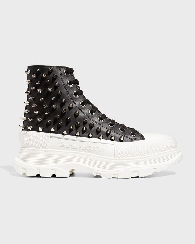 Mens Tread Slick Spike Leather High-Top Sneakers Product Image