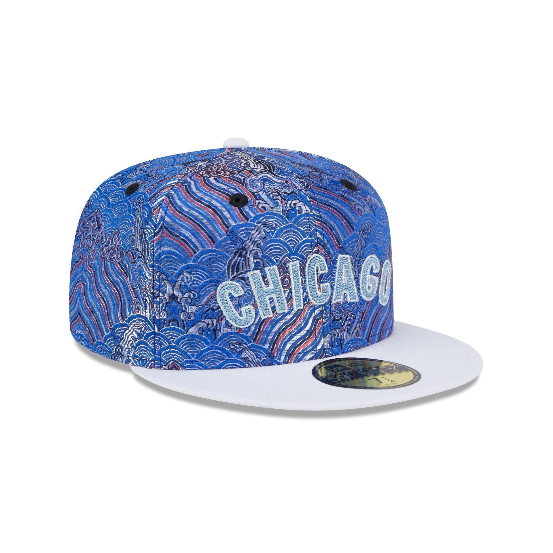 Chicago Cubs Wave Fill 59FIFTY Fitted Hat Male Product Image