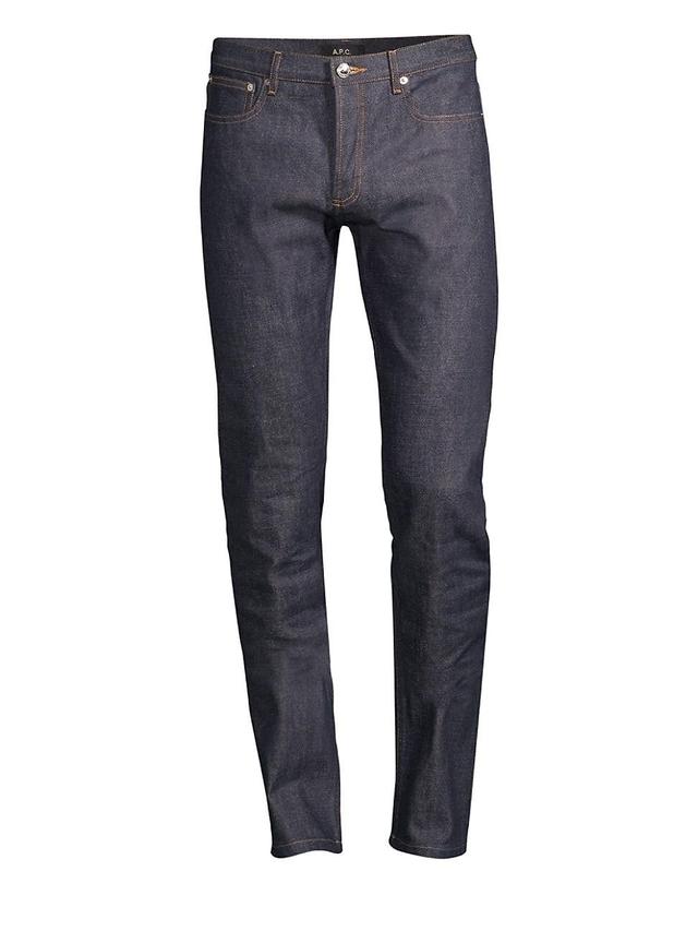 A.P.C. Petit New Standard Straight Leg Jean in Indigo - Denim Dark. Size 36 (also in ). Product Image