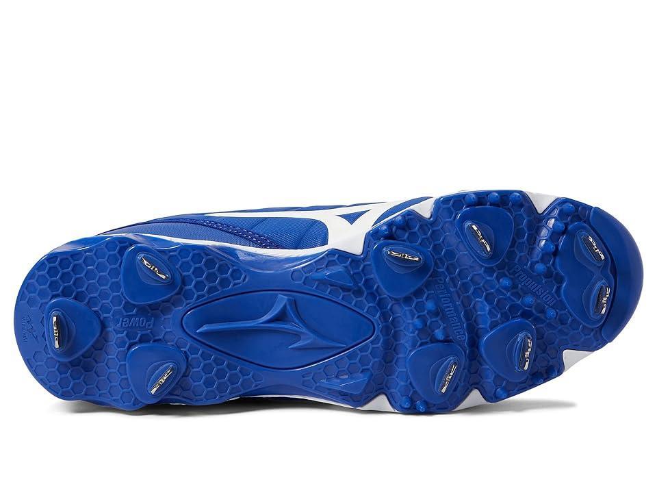 Mizuno 9 Spike(r) Ambition 2 Low Metal Baseball Cleat (Royal/White) Men's Shoes Product Image