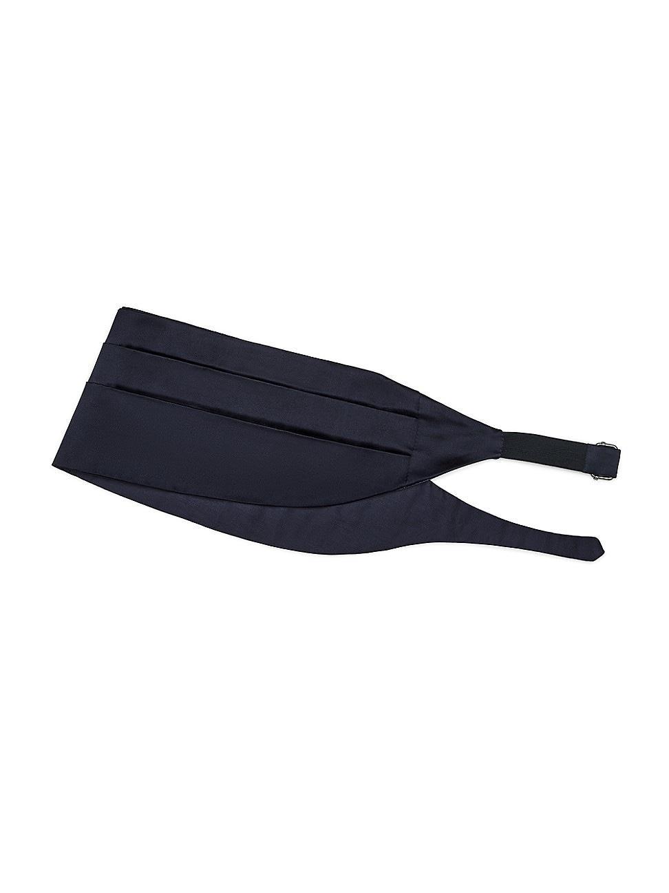 Mens Cotton And Silk Satin Cummerbund Product Image