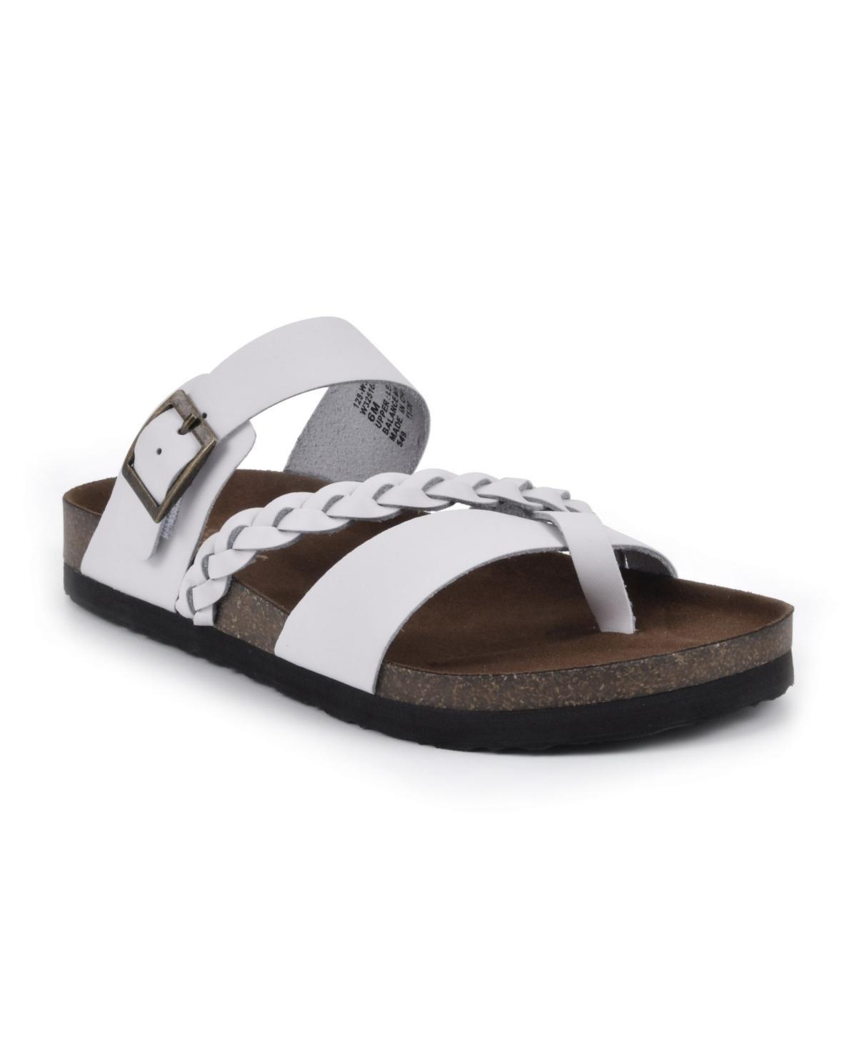 White Mountain Womens Hazy Footbed Sandals Product Image