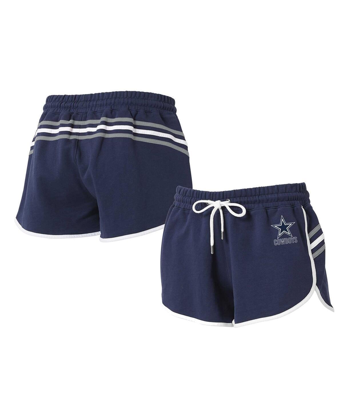 Womens WEAR by Erin Andrews Dallas Cowboys Hem Shorts Blue Product Image