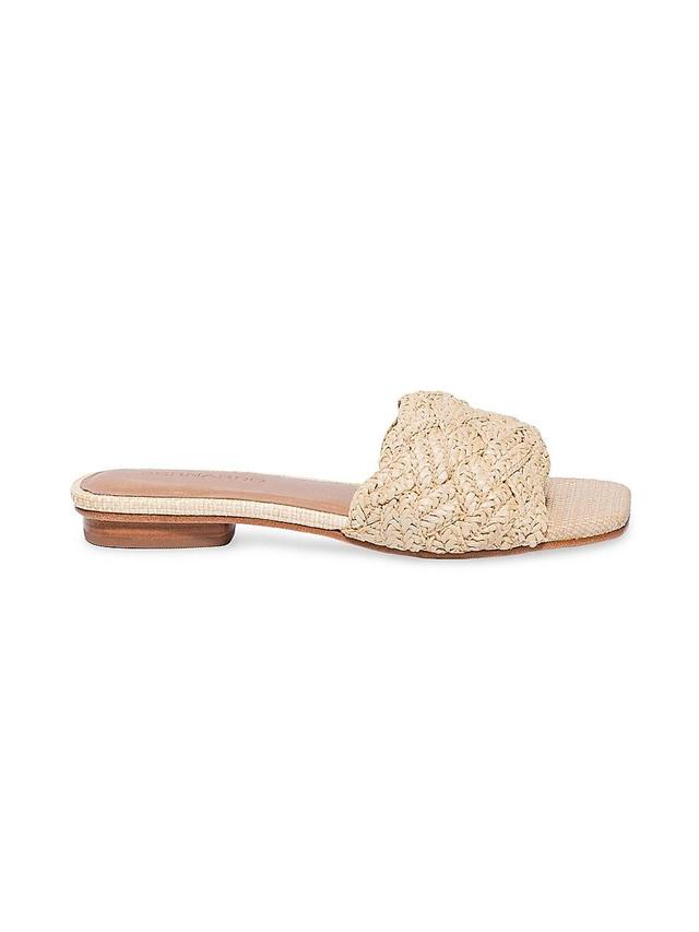 Womens Pixie Raffia Woven Sandals Product Image