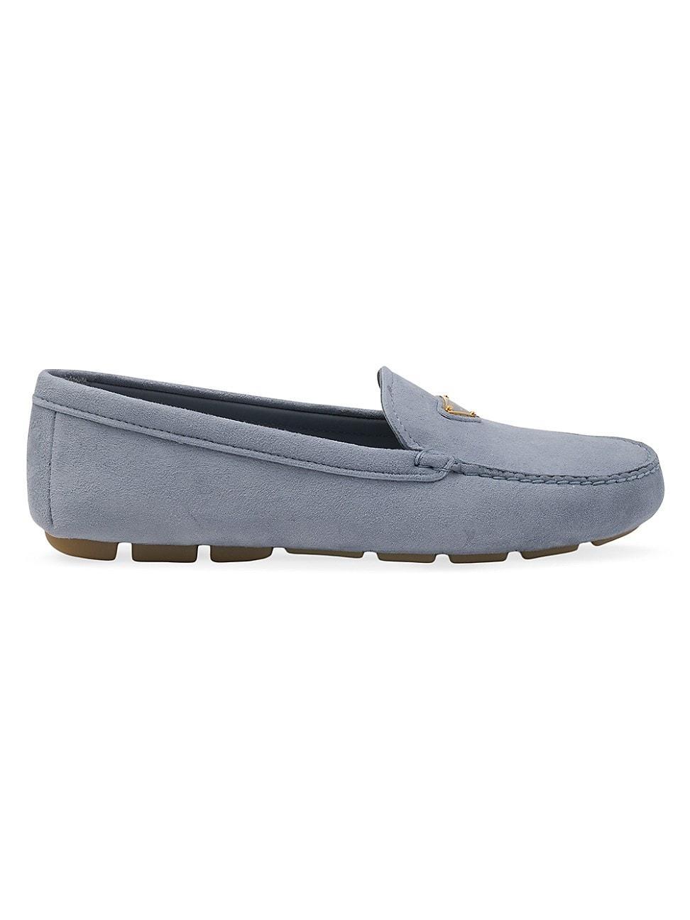 Womens Suede Driving Loafers Product Image