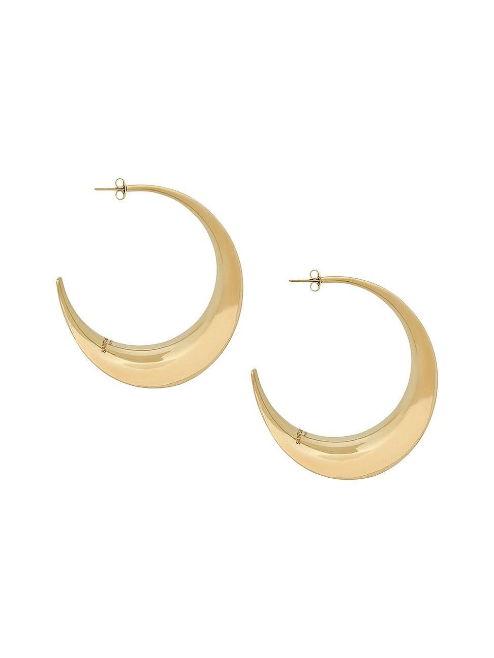 Womens Hoop Earrings in Metal Product Image