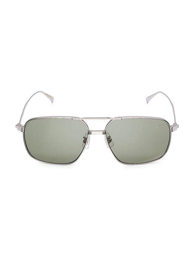 Mens 60MM Pilot Sunglasses Product Image