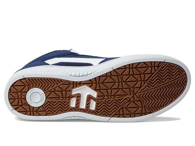 etnies MC Rap High 1 (Navy/White) Men's Skate Shoes Product Image