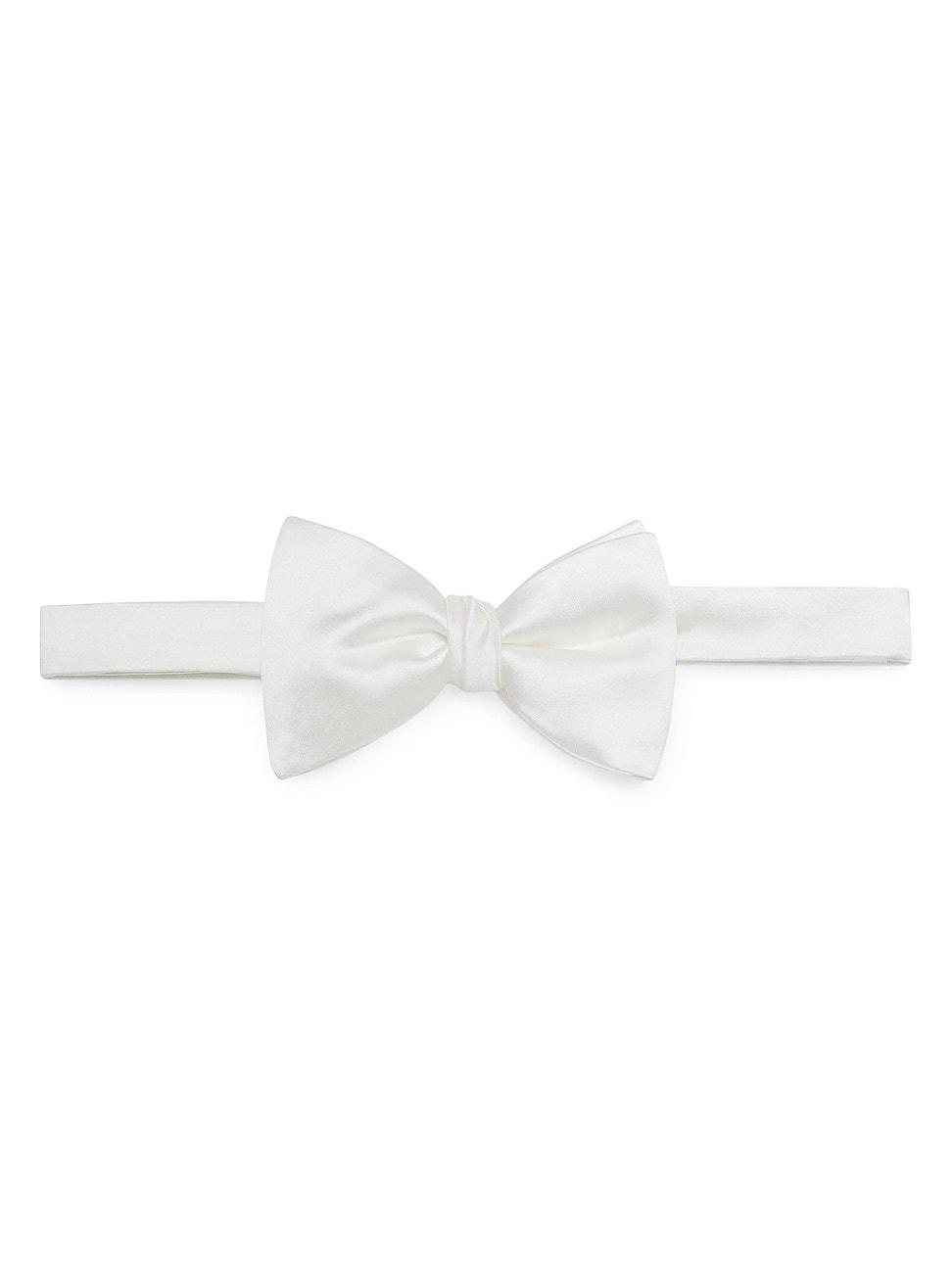 Mens Cotton And Silk Satin Bow Tie Product Image