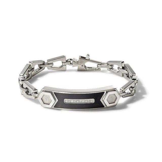 Bulova Men's Steel Epoxy Bracelet, Grey Product Image