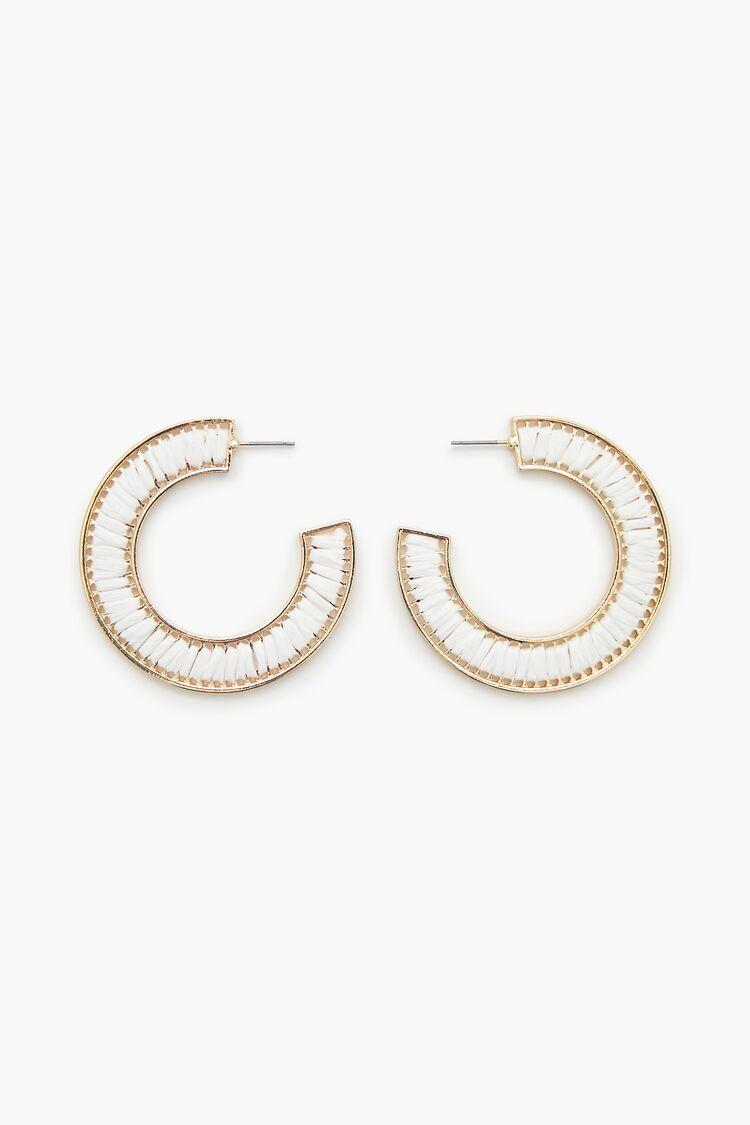 Threaded Hoop Earrings | Forever 21 Product Image