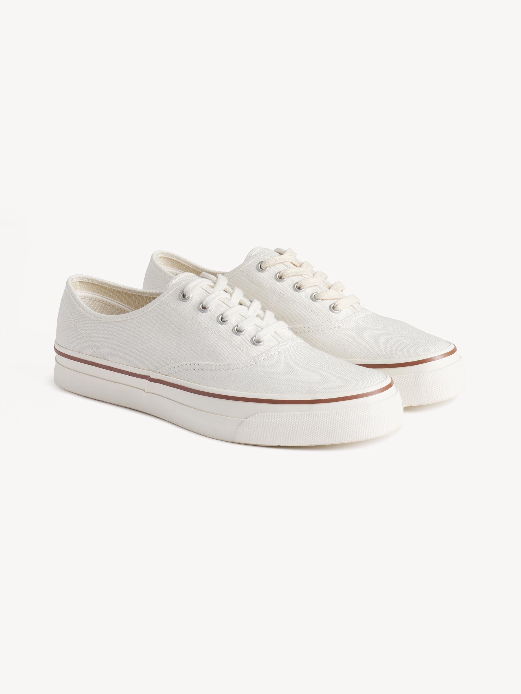 White Deck Shoe Product Image