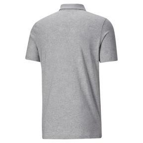 PUMA Essentials Men's Heather Polo in Light Grey Heather, Size S Product Image