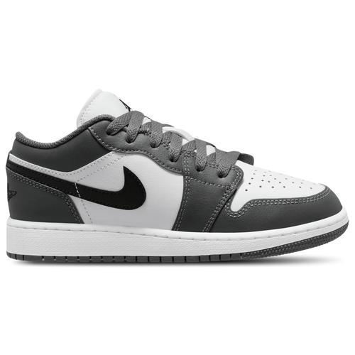 JORDAN Mens  Aj 1 Low In Grey/white/black Product Image