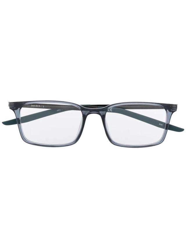 Square-frame Glasses In Blau Product Image