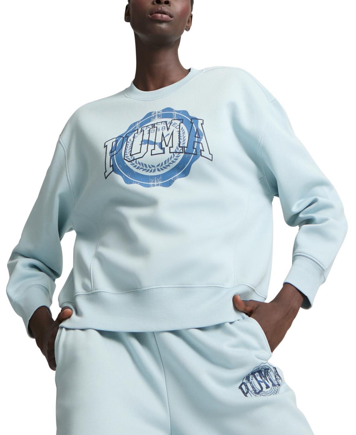 Puma Womens Vintage Sport Crewneck Sweatshirt Product Image