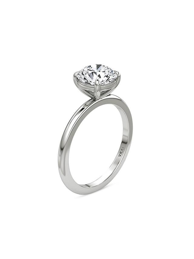 Womens VRAI x Saks Platinum & 1.50 TCW Lab-Grown Diamond Solitaire Engagement Ring Product Image