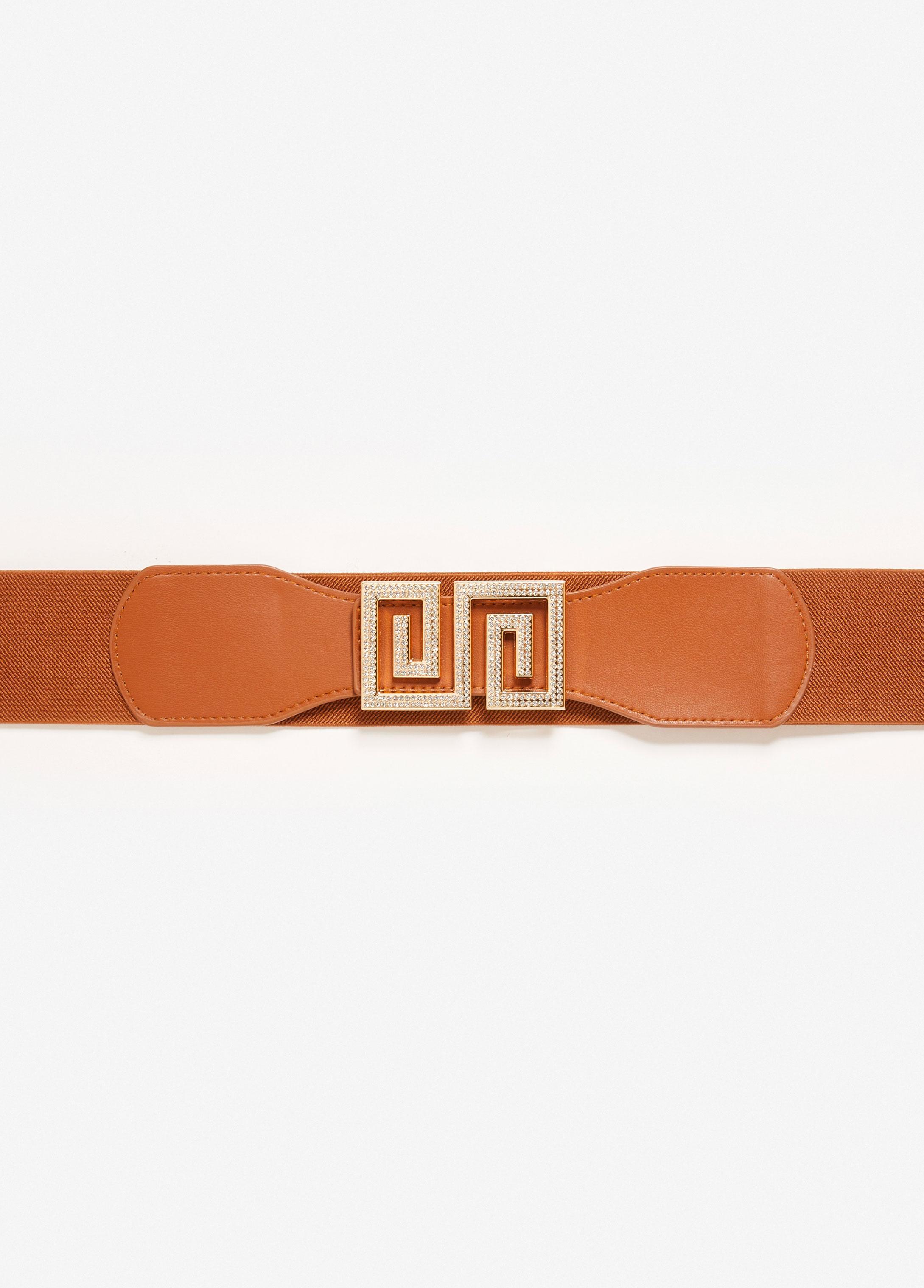 Embellished Buckle Stretch Belt Product Image