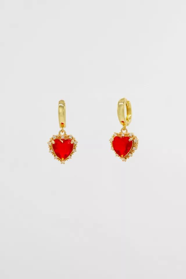 Velvet Luna Bella Heart Earrings Product Image