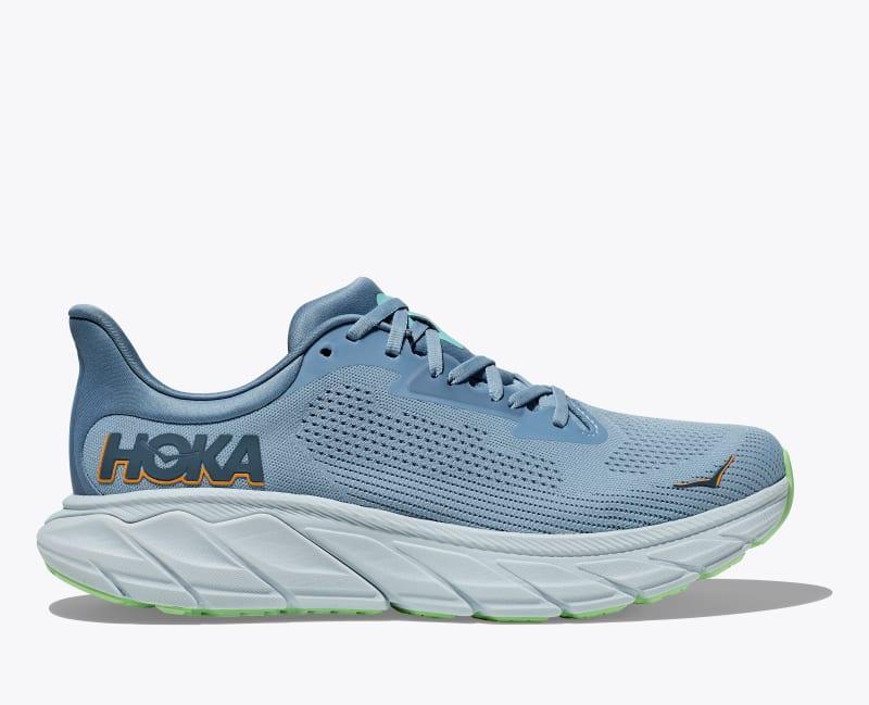 HOKA Mens Arahi 7 Shoes in Virtual Blue/Cerise, Size 14 Product Image