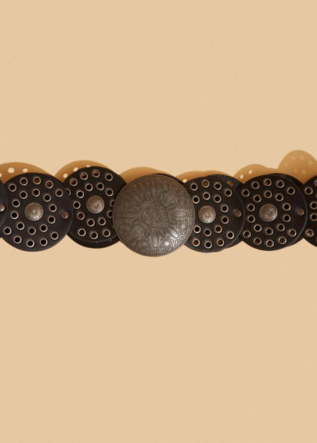 Grommet Embellished Disc Belt Product Image