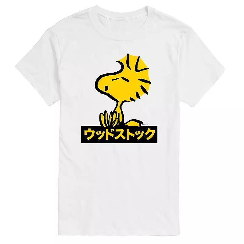 Big & Tall Peanuts Kanji Woodstock Tee, Mens Product Image