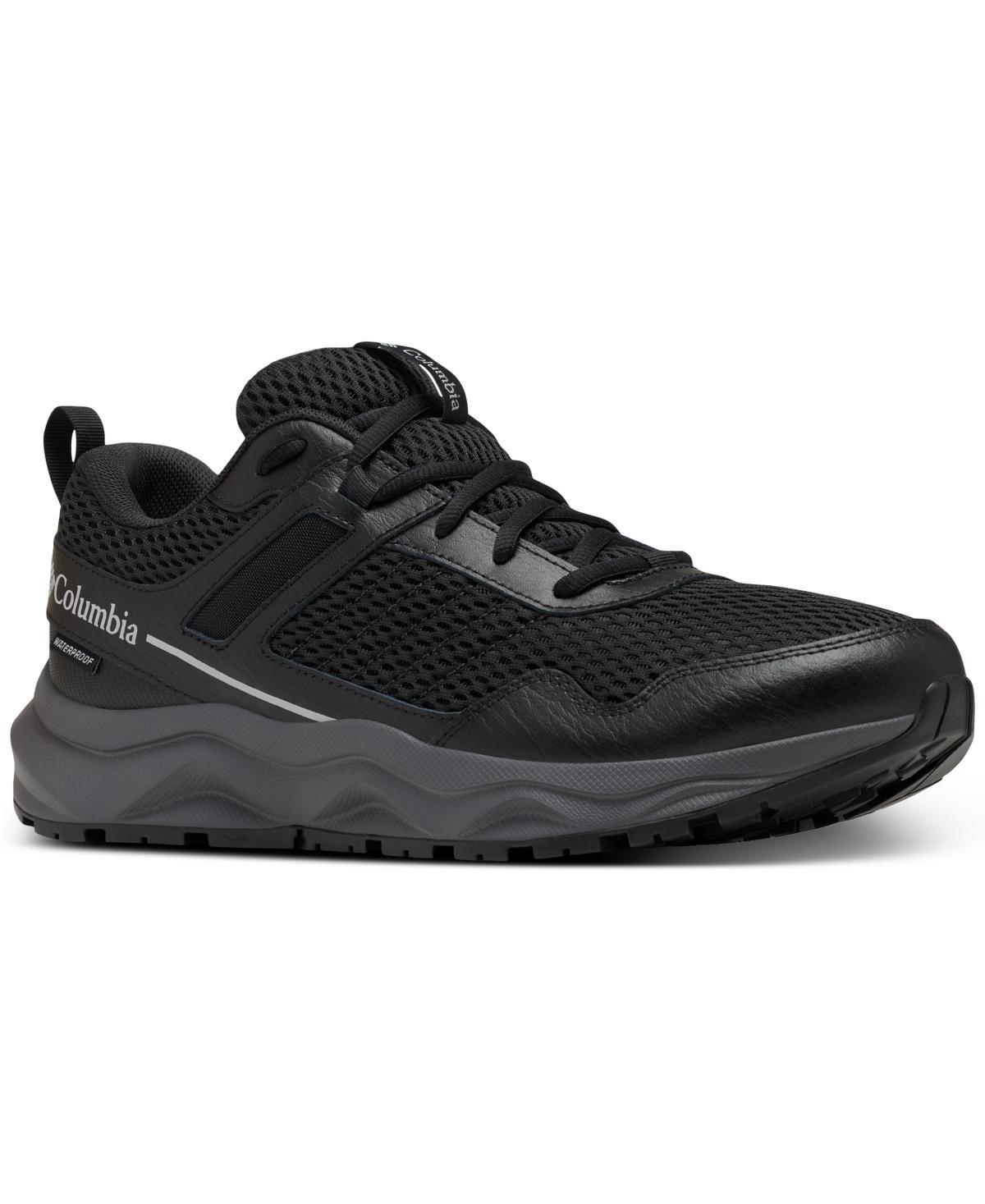 Columbia Mens Plateau Waterproof Trail Shoe - Black Product Image