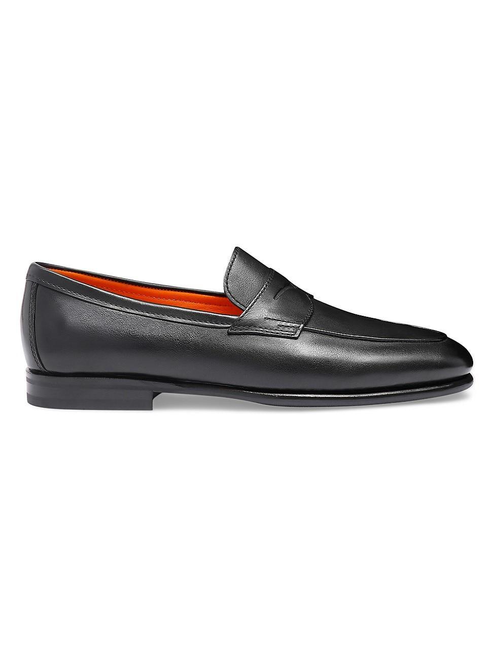 Mens Leather Penny Loafers Product Image