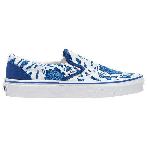 Vans Womens Patterns of World Slip On - Shoes Blue/Blue Product Image