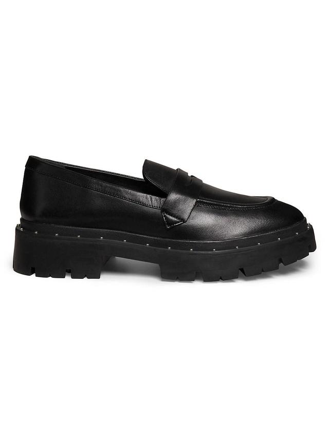 Womens Christie Leather Loafers Product Image