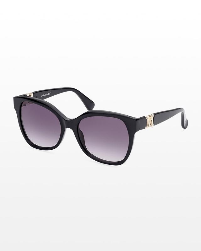 Max Mara Butterfly 56mm Gradient Cat Eye Sunglasses Product Image