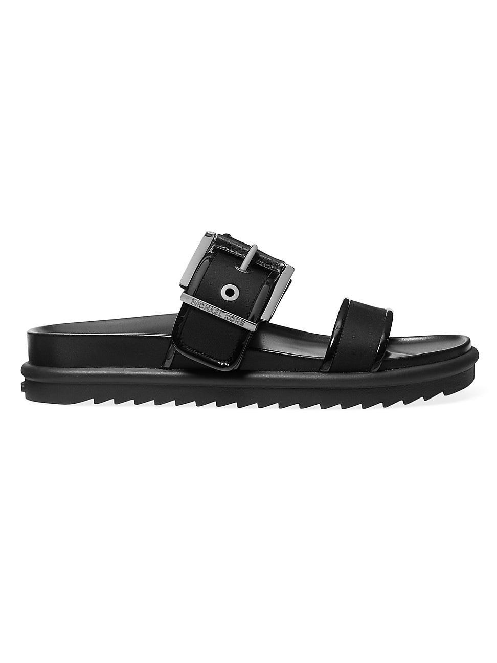 Womens Colby Buckle-Accented Slide Sandals Product Image