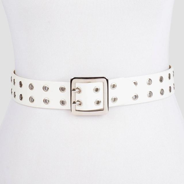 Womens Grommet Belt - Wild Fable White Product Image