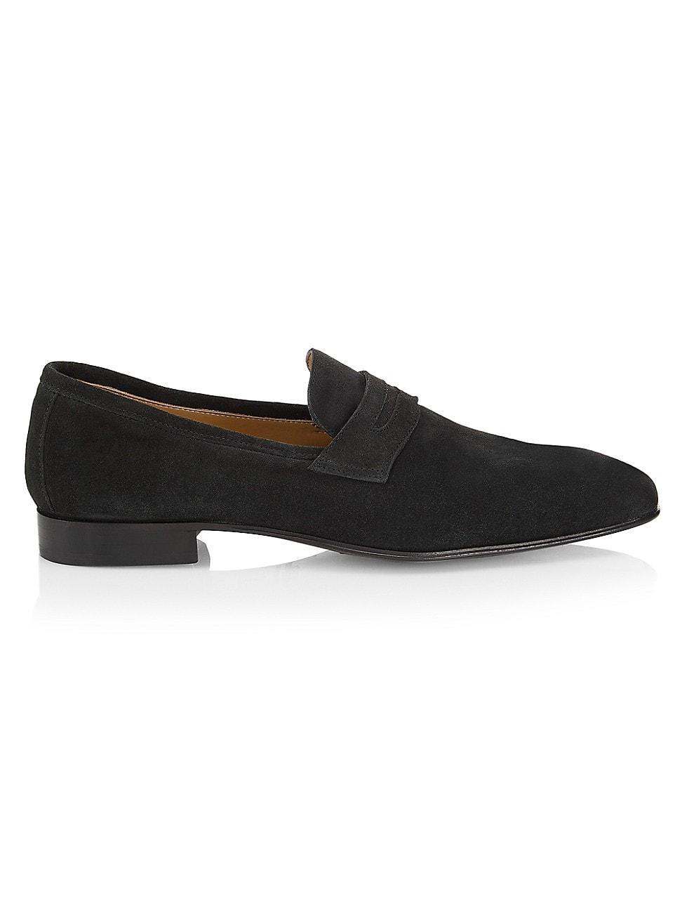 Mens COLLECTION Suede Penny Loafers Product Image