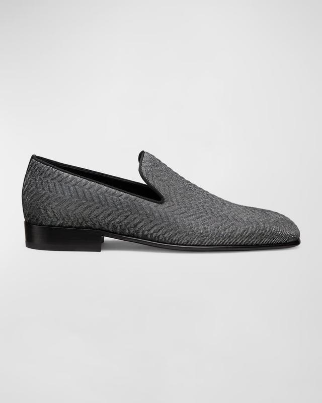 Men's Alfred Jacquard Fabric Loafers Product Image