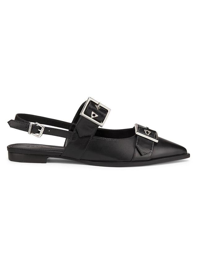 Womens Darla Sling Leather Flats Product Image