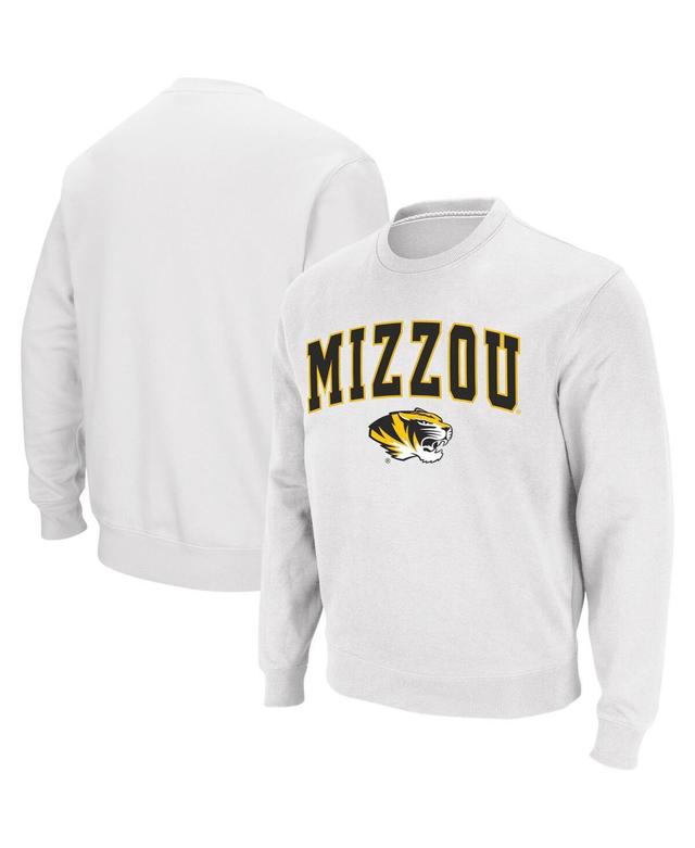 Mens Colosseum Missouri Tigers Arch & Logo Crew Neck Sweatshirt Product Image